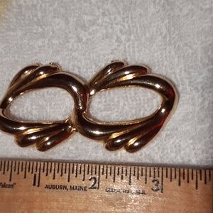 Gold Tone Scarf Ring